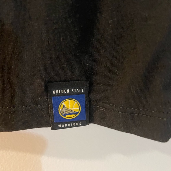 Nike Dri Fit Black Golden State Warriors Tee Steph Curry size youth small - Picture 2 of 3